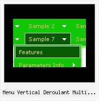 Menu Vertical Deroulant Multi Niveaux Javascript Web Menu Samples