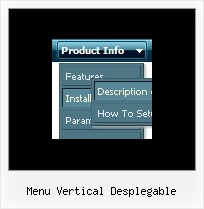 Menu Vertical Desplegable Hover Menu Example Code