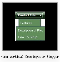 Menu Vertical Desplegable Blogger Dhtml Menu Free