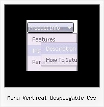 Menu Vertical Desplegable Css Expandable Navigation Menus