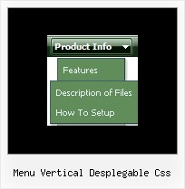 Menu Vertical Desplegable Css Static Java Menus