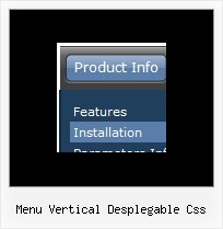 Menu Vertical Desplegable Css Folding Menu