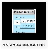 Menu Vertical Desplegable Flex Drop Menu Dhtml Form