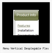 Menu Vertical Desplegable Flex Tree Java