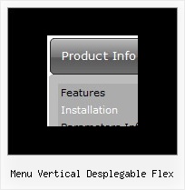Menu Vertical Desplegable Flex Horizontal Menu Bar Relative