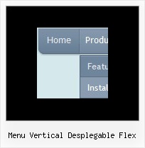 Menu Vertical Desplegable Flex Moving Down Menu Javascript