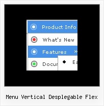 Menu Vertical Desplegable Flex Javascript Drop Down Menus Rollover