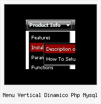 Menu Vertical Dinamico Php Mysql Menu Desplegable Script