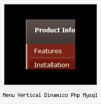 Menu Vertical Dinamico Php Mysql Javascript Mouseover Frame Menu Example