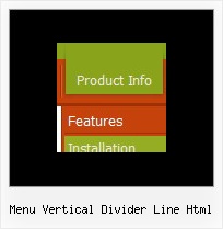 Menu Vertical Divider Line Html Javascript Rollover Menus Samples