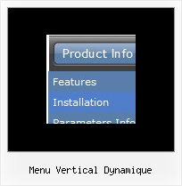 Menu Vertical Dynamique Html Menu Mouseover Example
