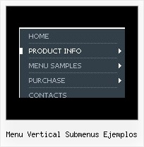 Menu Vertical Submenus Ejemplos Javascript Menu Ejemplos