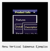Menu Vertical Submenus Ejemplos Design Navigation Tabs