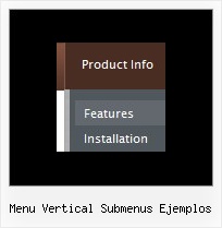 Menu Vertical Submenus Ejemplos Java Drop