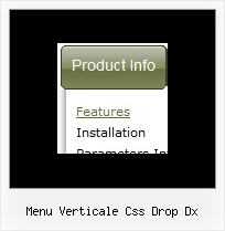 Menu Verticale Css Drop Dx Tutorial Menu D C A Roulant Vertical