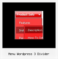 Menu Wordpress 3 Divider Horizontal Menu Using