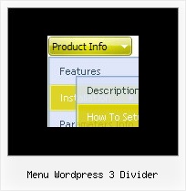 Menu Wordpress 3 Divider Collapse Menu In Javascript