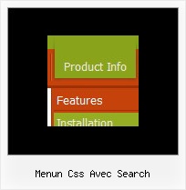Menun Css Avec Search Javascript Menubar Generator