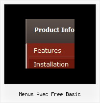 Menus Avec Free Basic Html Drop Down Menu Rollover