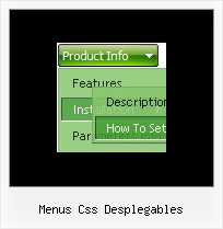 Menus Css Desplegables Creating Menus On Mouse Over