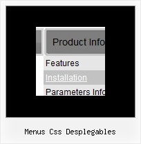 Menus Css Desplegables Folding Menu Vertical