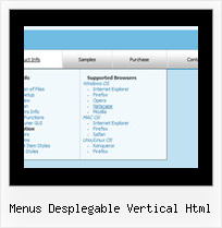 Menus Desplegable Vertical Html Html Frame Example