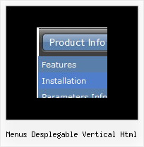 Menus Desplegable Vertical Html Java Menu Bars