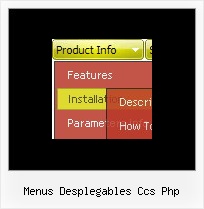 Menus Desplegables Ccs Php Javascript Drop Down Menu Codes