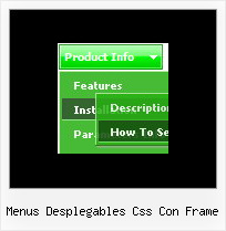 Menus Desplegables Css Con Frame Menu Tree Java Script