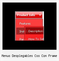 Menus Desplegables Css Con Frame Javascript Collapse Menu