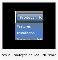 Menus Desplegables Css Con Frame Vertical Tab Menu