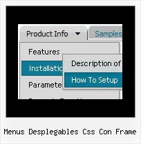 Menus Desplegables Css Con Frame Sample C Code For Menus