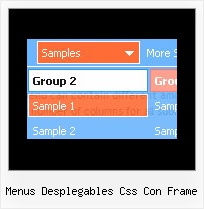 Menus Desplegables Css Con Frame Dhtml Cool Menu Example