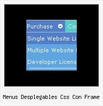 Menus Desplegables Css Con Frame Javascript Menu Html