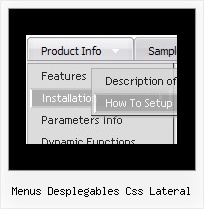 Menus Desplegables Css Lateral Tutorial On Drop Menus