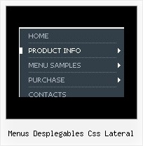 Menus Desplegables Css Lateral Fly Out Menu Javascript