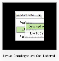 Menus Desplegables Css Lateral Javascript Select