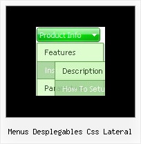 Menus Desplegables Css Lateral Deroulant Dhtml