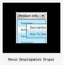 Menus Desplegables Drupal Javascript Tree Down