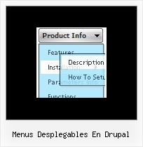 Menus Desplegables En Drupal Menu Html Script