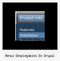 Menus Desplegables En Drupal Rollover Submenu Script