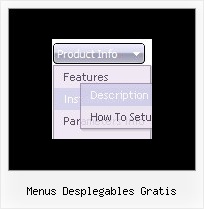 Menus Desplegables Gratis Dropdown Menus In Fireworks