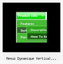 Menus Dynamique Vertical Javascript Javascript Mouse Over Drop Down Menu