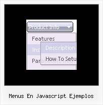 Menus En Javascript Ejemplos Javascript Flyout