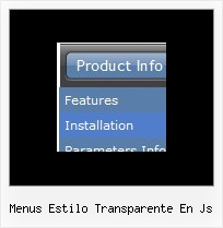 Menus Estilo Transparente En Js Html Javascript Dropdown Menu