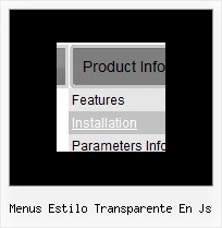 Menus Estilo Transparente En Js Javascript Pop Up Menu Fade
