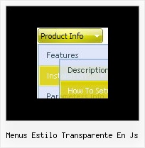 Create Dynamic Menu Menus Estilo Transparente En Js Menus Estilo Transparente En Js Menubar Javascript