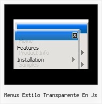 Menus Estilo Transparente En Js Dhtml Drop Down Menu Css
