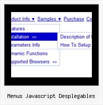 Menus Javascript Desplegables Css Menu Tabs