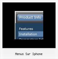 Menus Sur Iphone Expand Menu Style